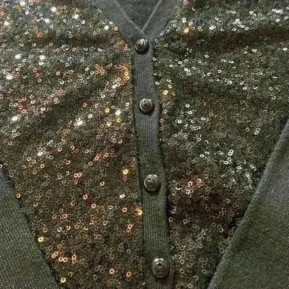 Neely black sequined cardigan - Picture 4 of 4
